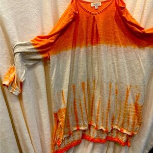 2XL spaghetti straps/cold shoulder top 
NWOT